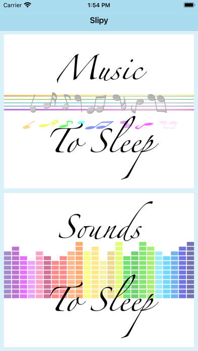 Emulate iPhone app Slipy - Music to Sleep & Relax using MyAndroid Emulate iPhone app Slipy - Music to Sleep & Relax using MyAndroid