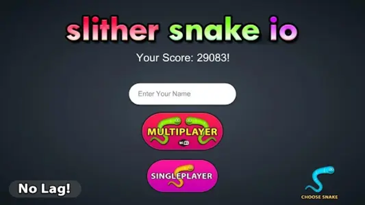 Emulate Android APK Slither Snake io 1.8 