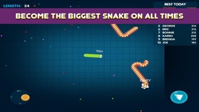 Emulate iPhone app Slither Snake Limit using MyAndroid