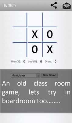 Emulate Android APK Slitify 0-X (TIc Tac Toe) Emulate Android APK Slitify 0-X (TIc Tac Toe)