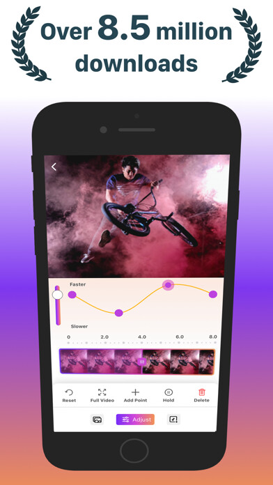 Emulate iPhone app Slo Mo Video: Slow Motion Edit using MyAndroid
