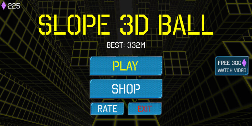 Run android online APK Slope 3D Ball from MyAndroid or emulate Slope 3D Ball using MyAndroid