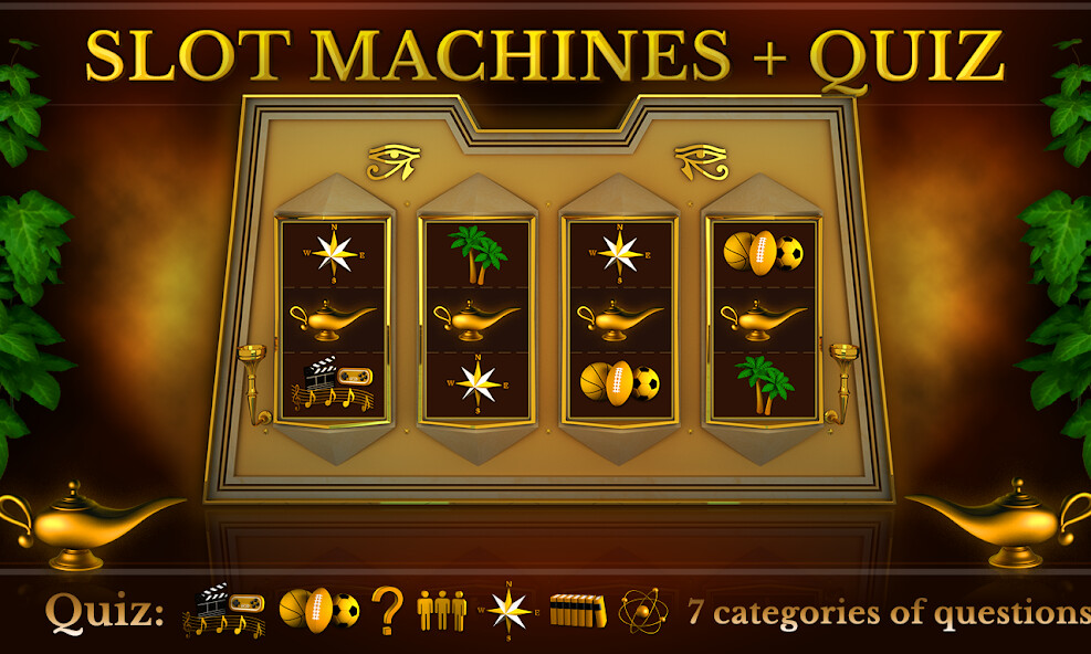 Run android online APK Slots Adventure Quiz from MyAndroid or emulate Slots Adventure Quiz using MyAndroid