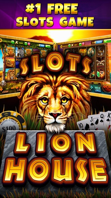 Emulate iPhone app Slots Casino - LION HOUSE using MyAndroid