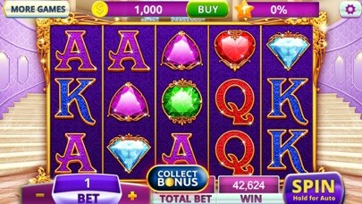 Emulate iPhone app Slots Diamonds Casino using MyAndroid