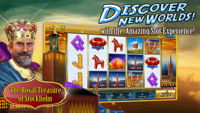 Emulate iPhone app Slots - World Adventure using MyAndroid