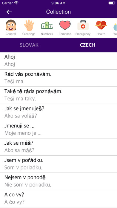 Emulate iPhone app Slovak Czech Dictionary using MyAndroid Emulate iPhone app Slovak Czech Dictionary using MyAndroid