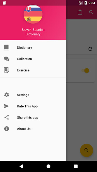 Run android online APK Slovak Spanish Dictionary from MyAndroid or emulate Slovak Spanish Dictionary using MyAndroid Run android online APK Slovak Spanish Dictionary from MyAndroid or emulate Slovak Spanish Dictionary using MyAndroid