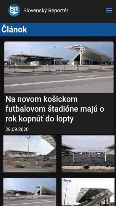 Emulate iPhone app Slovenský reportér using MyAndroid Emulate iPhone app Slovenský reportér using MyAndroid