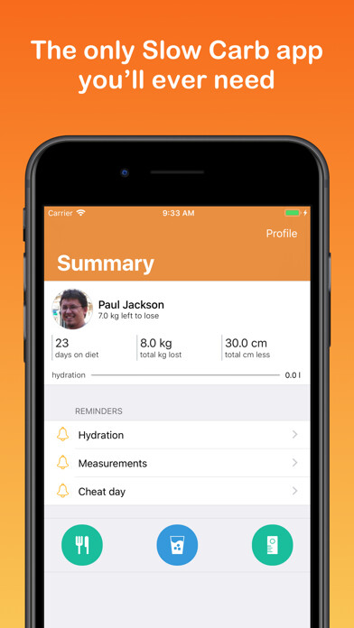 Emulate iPhone app Slow Carb Diet Toolbox using MyAndroid Emulate iPhone app Slow Carb Diet Toolbox using MyAndroid