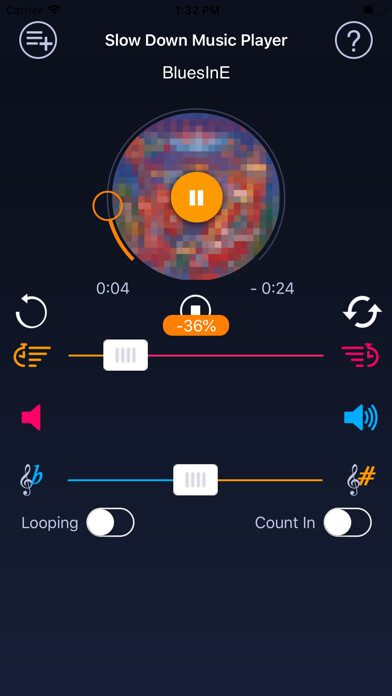 Emulate iPhone app Slow Down Music Player using MyAndroid Emulate iPhone app Slow Down Music Player using MyAndroid