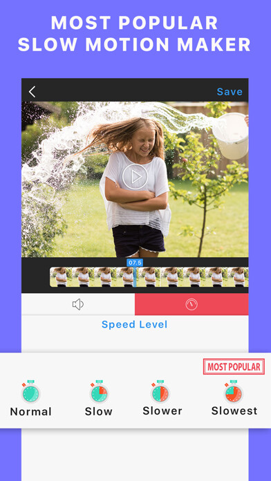 Emulate iPhone app Slow Mo Speed Motion Camera Editor Slo Fast Video using MyAndroid