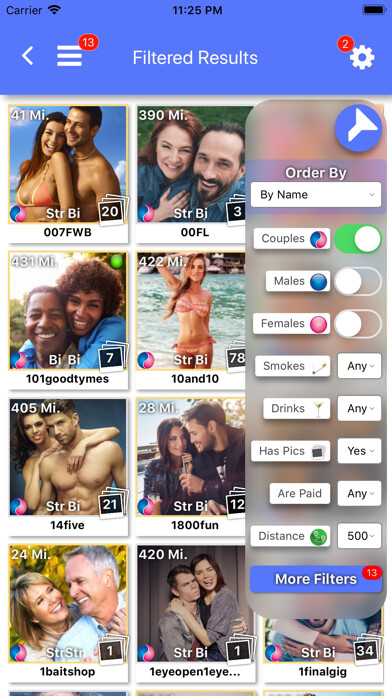 Emulate iPhone app SLS Official Swinger Community using MyAndroid