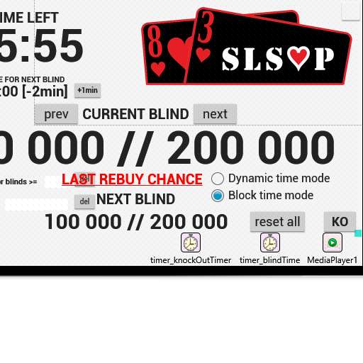 Run android online APK SLSOP Poker Timer from MyAndroid or emulate SLSOP Poker Timer using MyAndroid Run android online APK SLSOP Poker Timer from MyAndroid or emulate SLSOP Poker Timer using MyAndroid