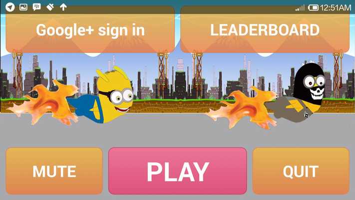 Emulate Android APK Slug Minion Fly