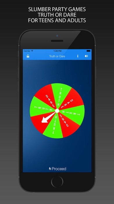 Emulate iPhone app Slumber Party Games: Truth or Dare for Teens and Adults using MyAndroid