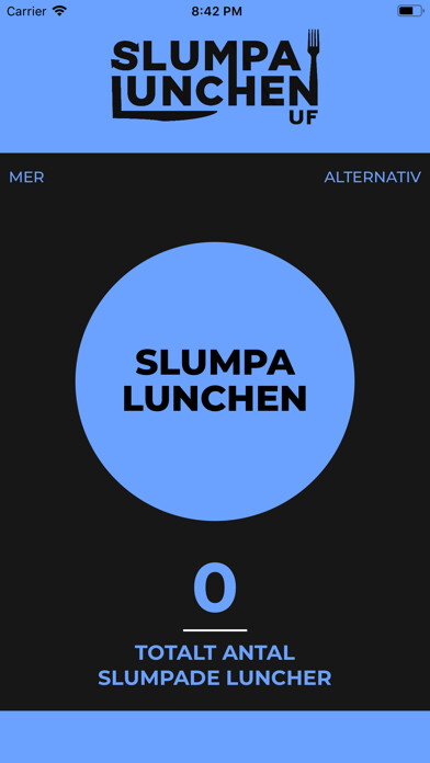 Emulate iPhone app Slumpa Lunchen using MyAndroid Emulate iPhone app Slumpa Lunchen using MyAndroid