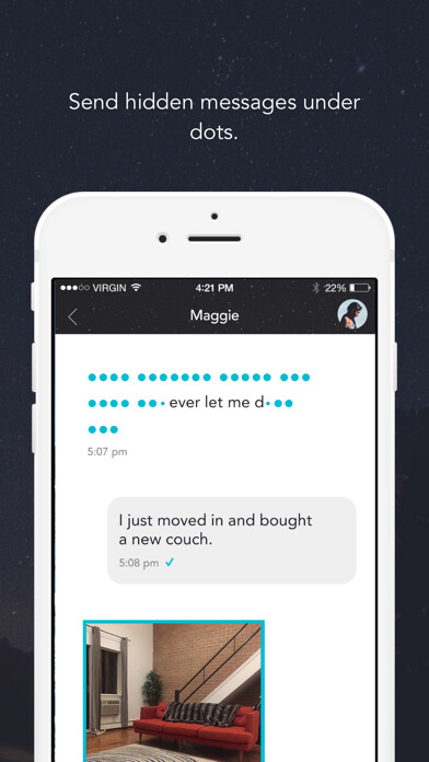 Emulate iPhone app Sly Messenger using MyAndroid