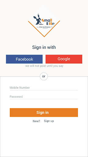 Run android online APK SmallBite - Ghar Ka Khana from MyAndroid or emulate SmallBite - Ghar Ka Khana using MyAndroid