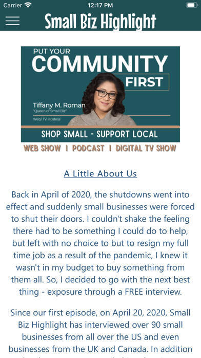 Emulate iPhone app Small Biz Highlight using MyAndroid Emulate iPhone app Small Biz Highlight using MyAndroid