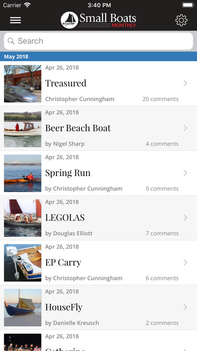Emulate iPhone app Small Boats Monthly using MyAndroid Emulate iPhone app Small Boats Monthly using MyAndroid