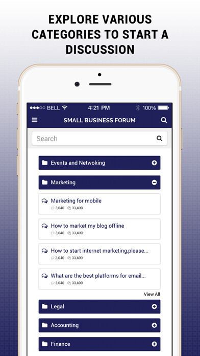 Emulate iPhone app Small Business Forum and Ideas using MyAndroid Emulate iPhone app Small Business Forum and Ideas using MyAndroid