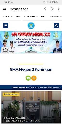 Run android online APK Smanda App : SMA Negeri 2 Kuningan from MyAndroid or emulate Smanda App : SMA Negeri 2 Kuningan using MyAndroid