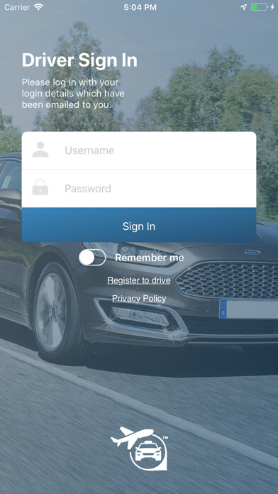 Emulate iPhone app Smart Airport Transfers Driver using MyAndroid