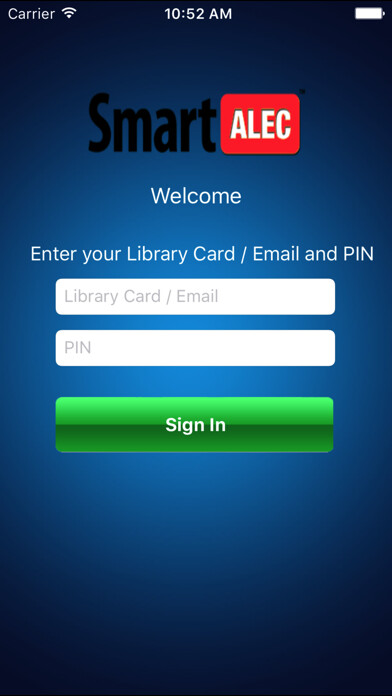 Emulate iPhone app Smart Alec @ Your Library using MyAndroid