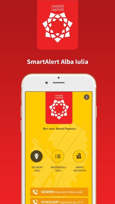 Emulate iPhone app SmartAlert Alba Iulia using MyAndroid Emulate iPhone app SmartAlert Alba Iulia using MyAndroid
