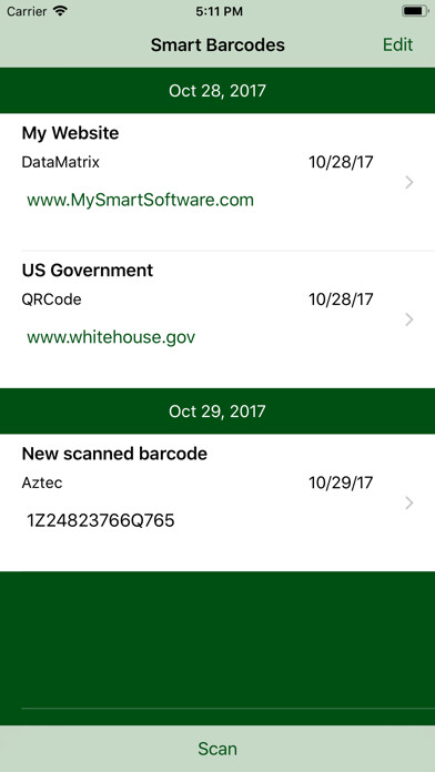 Emulate iPhone app Smart Barcodes using MyAndroid