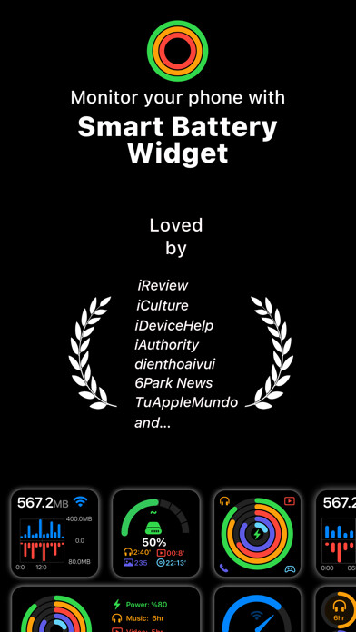 Emulate iPhone app Smart Battery Widget using MyAndroid Emulate iPhone app Smart Battery Widget using MyAndroid