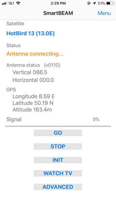 Emulate iPhone app SmartBEAM using MyAndroid