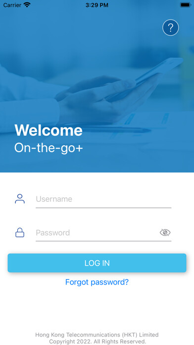 Emulate iPhone app Smart Biz Line On-the-go plus using MyAndroid