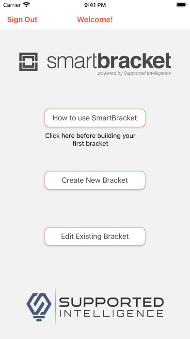 Emulate iPhone app SmartBracket using MyAndroid
