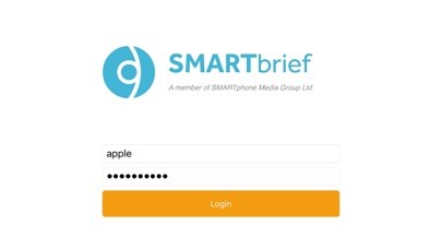 Emulate iPhone app SMARTbrief using MyAndroid
