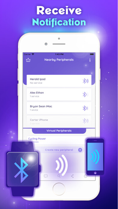 Emulate iPhone app Smart BT Notifier using MyAndroid Emulate iPhone app Smart BT Notifier using MyAndroid