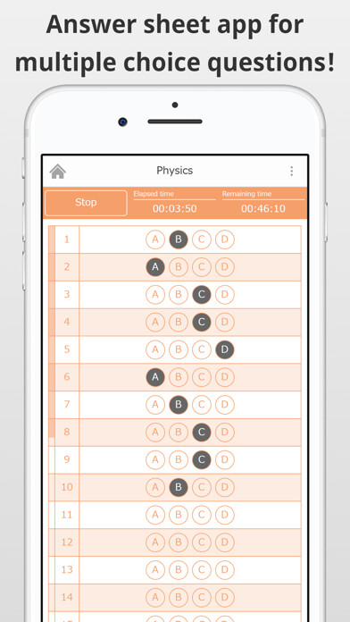 Emulate iPhone app Smart Bubble Sheet using MyAndroid Emulate iPhone app Smart Bubble Sheet using MyAndroid