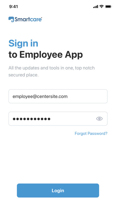 Emulate iPhone app Smartcare for Employees using MyAndroid Emulate iPhone app Smartcare for Employees using MyAndroid