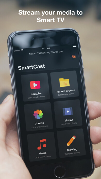 Emulate iPhone app SmartCast - Smart TV Streaming using MyAndroid