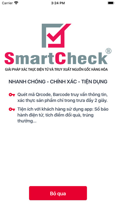 Emulate iPhone app SmartCheckVN using MyAndroid