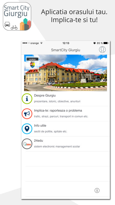 Emulate iPhone app SmartCity Giurgiu using MyAndroid Emulate iPhone app SmartCity Giurgiu using MyAndroid