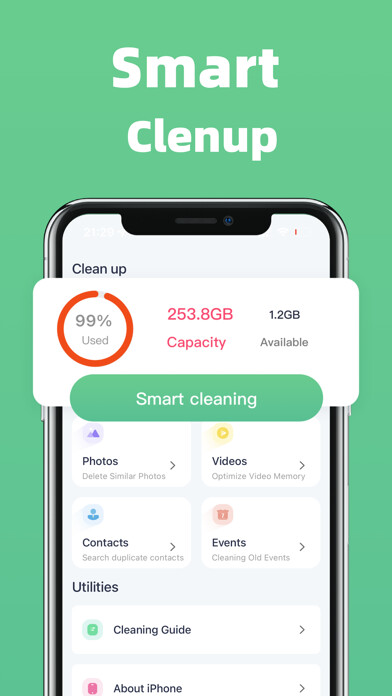 Emulate iPhone app Smart Clean:cleaner for iPhone using MyAndroid Emulate iPhone app Smart Clean:cleaner for iPhone using MyAndroid