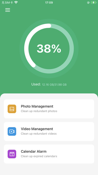 Emulate iPhone app Smart Cleaner - Media Manager using MyAndroid Emulate iPhone app Smart Cleaner - Media Manager using MyAndroid