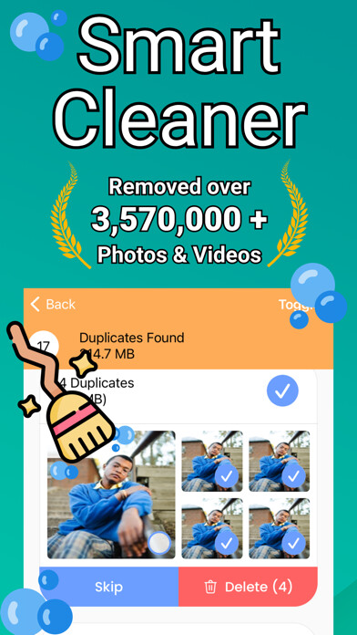 Emulate iPhone app Smart Cleaner - Storage Boost using MyAndroid