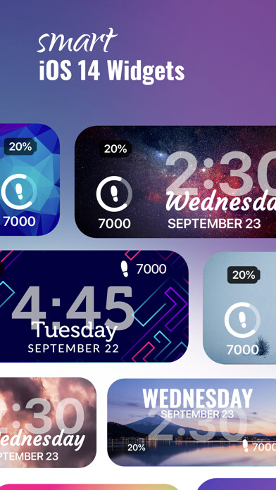 Emulate iPhone app Smart Color Widgets using MyAndroid