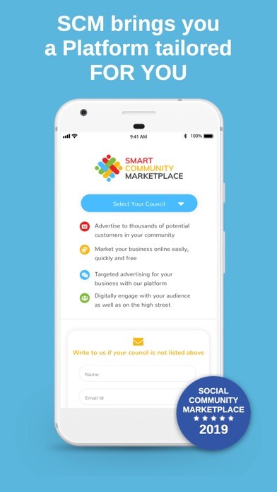 Emulate iPhone app Smart Community Marketplace using MyAndroid