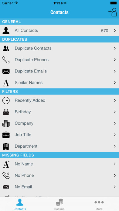 Emulate iPhone app Smart Contact Manager Pro - Merge & Backup! using MyAndroid Emulate iPhone app Smart Contact Manager Pro - Merge & Backup! using MyAndroid