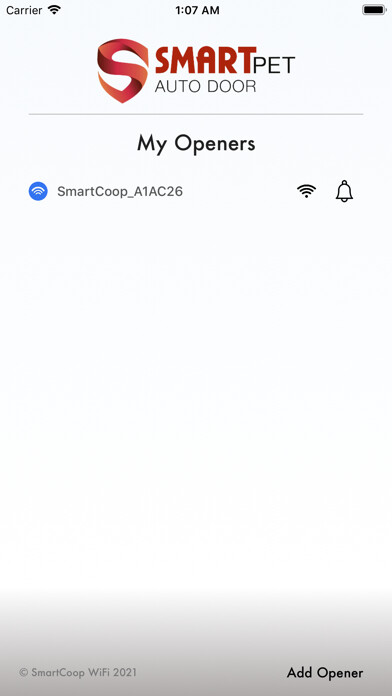 Emulate iPhone app SmartCoop Auto Door using MyAndroid