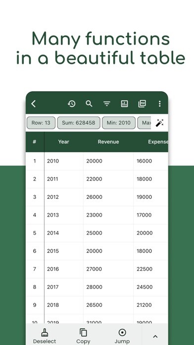Emulate iPhone app Smart CSV: CSV File Viewer using MyAndroid